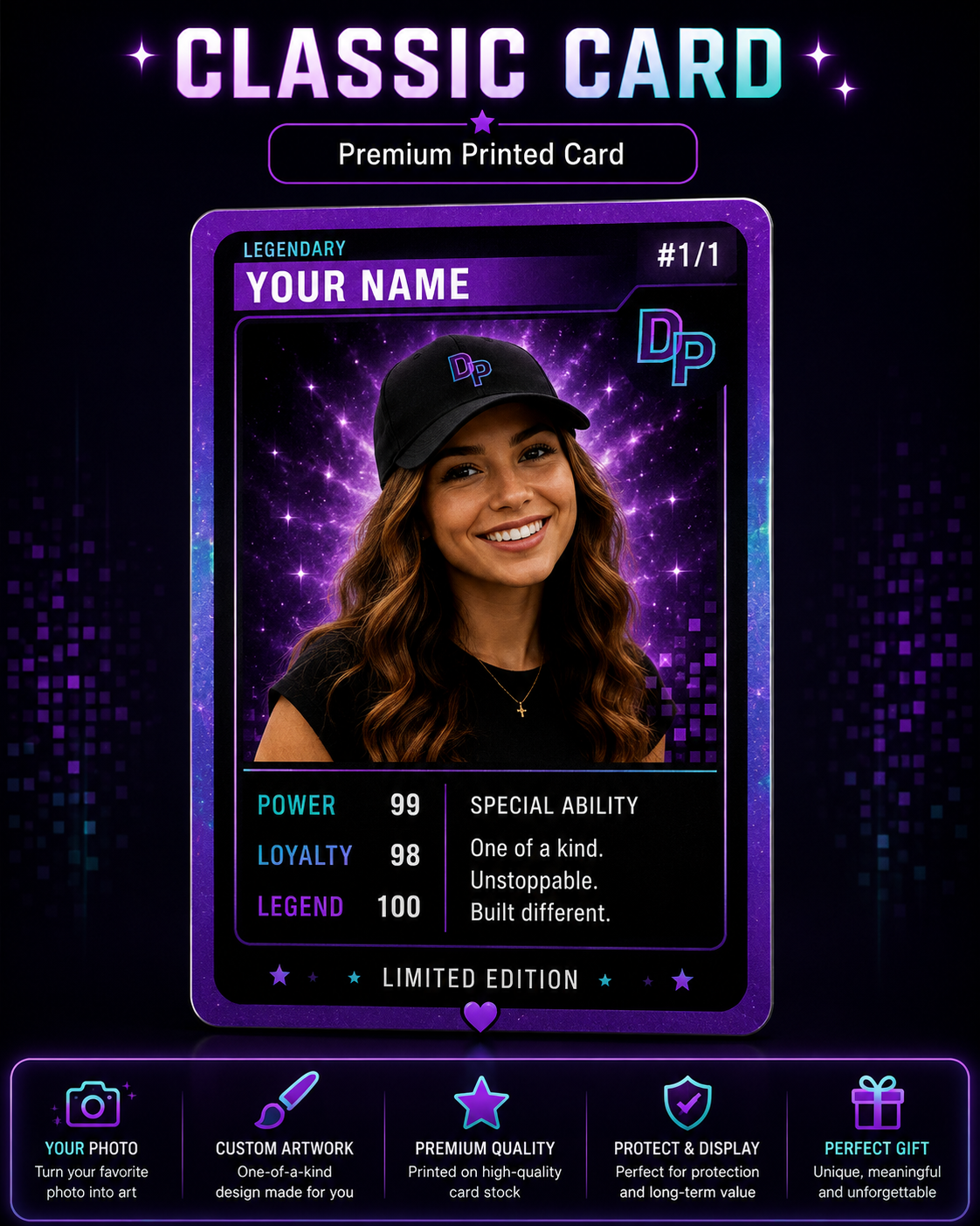 Custom Legendary Trading Card