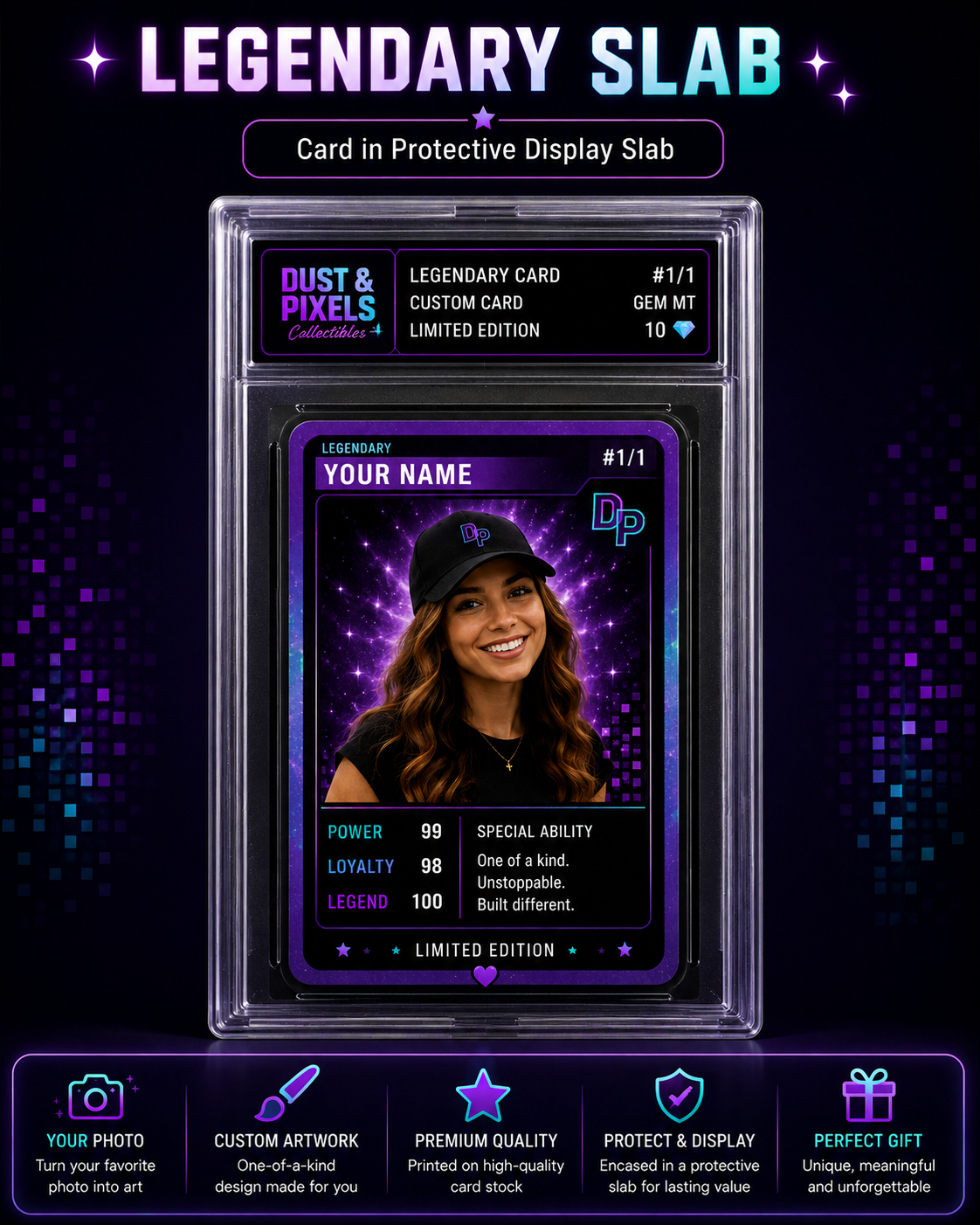 Custom Legendary Trading Card